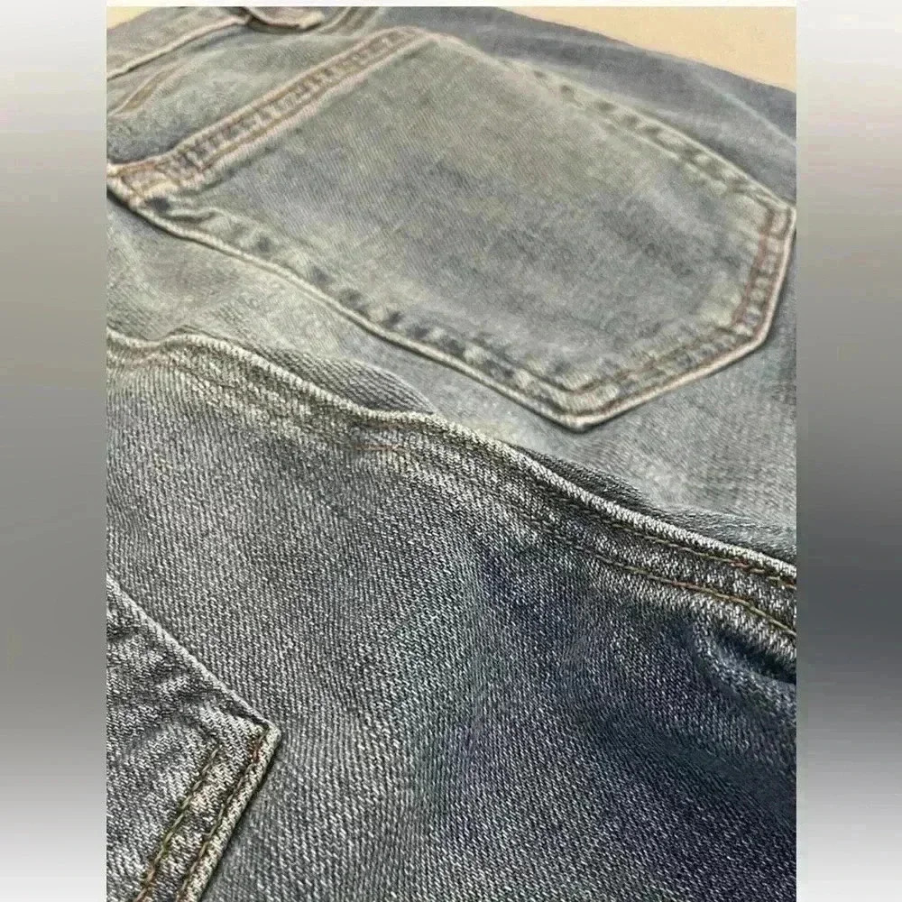 Eileen Fisher Womens Size 4 Straight Leg Stretch Denim Blue Ankle Jeans 28x28 - Picture 6 of 11